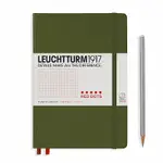 LEUCHTTURM1917 NOTEBOOK／RED DOTS／ARMY／方眼筆記本 誠品ESLITE