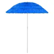 Hawaii Beach Parasol Umbrella 180cm Blue Outdoor Sunshade Portable Canopy