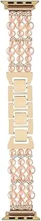 [NFGEGPKPHA] Strainless Strap Watch Band Bracelet Chain Fit For Iwatch87654321SE 41/40/38mm45/44/42mm Metal Steel Women Wrist