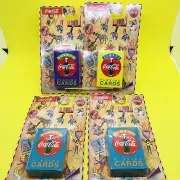 4~Vintage “Always Coca Cola" Coke Mini Playing Cards SEALED in Blister Pack's