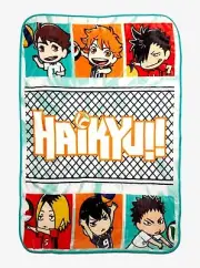 Haikyu!! Chibi Team Throw Blanket
