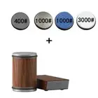 Rolling Knife Sharpener Diamond Magnetic System Kit 15° 20° Angle Kitchen Tool