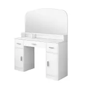 Luxsuite Dressing Table Vanity Mirror Dresser Makeup Desk Drawers