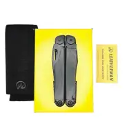 NEW - Leatherman Wave Black Oxide - Old Model with Cap Crimper + Nylon Sheath