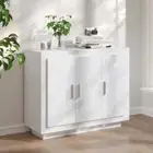 Sideboard White 92x35x75 cm Engineered Wood vidaXL