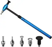 Eacam Dent Repairing Tool, Telescopic Aluminum Alloy Hammer with 5 Knock Down Heads, for Cars, Refrigerators, Motorcycles