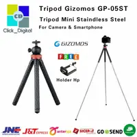 在飛比找蝦皮購物優惠-Gizomos GP-05ST 迷你三腳架不銹鋼相機智能手機