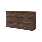 Lola Wooden Sideboard Buffet Unit Storage Cabinet - Walnut