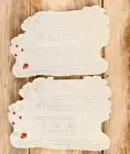 Heritage Alpine Table Lace 13 x 20 Placemats Pair Of 2 NWT Home with Apples