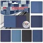 Elastic Iron-On Denim Patches for Clothes – 24PCS Kit, 6 Colors, 3" x 4-1/4",...