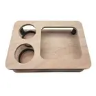 Sofa Side Organizers with Snacks Trays and Drink Coasters for Relaxation