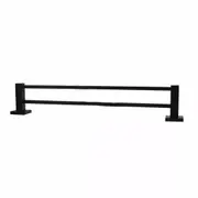 Black Double Towel Rail Rack Bars SS304 Wall Holder 800mm
