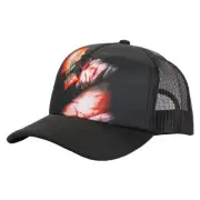 Bioworld Chainsaw Man Logo & Pochita Men's Black Precurve Snapback Hat