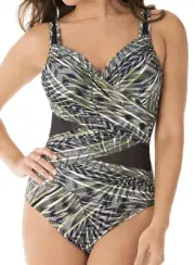 MIRACLESUIT MADERO MIRACLE SWIM SUIT CRUISE BATHING SWIMMING COSTUME U/W BRA