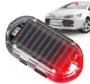 Solar Powered Car Alarm Light,Automotive LED Warning Lamp - Simulated Alarm Anti-Theft LED Flashing Security Light for Interior Safety