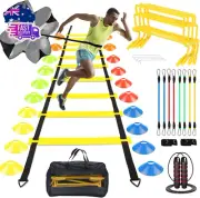Speed Agility Training Set, Football Training Equipment, Agility Ladder, Resista