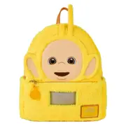 Loungefly Teletubbies Laa-Laa 10 inch Faux Fur Mini Backpack