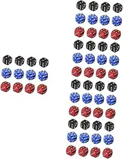 SOESFOUFU 12pcs Dice Tire Valve Stem Caps Dust Covers for Cars Motorcycles Trucks Easy Installation Corrosion Resistant Stylish Design