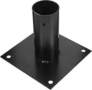 Toyvian 1 Set Metal Post Base Support Kit Durable Fence Post Anchor for Secure Installation Weather Resistant Coating for Poles Easy Mounting Wood