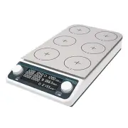 6 Position Magnetic Stirrer Multiple Magnetic Stirrer 50 to 1200RPM With Heating