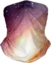 [SAFIGLE] Unisex Summer Face Scarf Mask for Outdoor Activities Breathable and Moisture Wicking for Fishing Cycling Hiking and Camping Sky Pattern