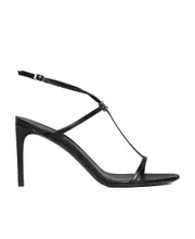 T-BAR TRIOMPHE SANDAL in CALFSKIN 35,36 black