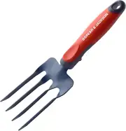 GARDEN HAND TWIST FORK CARBON STEEL BLADE SOFTGRIP HANDLE SJ SGHT/50 Red