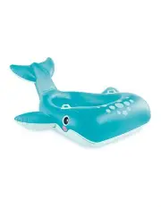 [Intex] Whale Ride-On Inflatable Swimming Pool/Beach Float Toy 1.52m in Blue