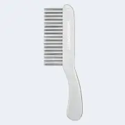 BaByliss PRO PET Double-Row Handle Dog Comb, .4 LB, Silver