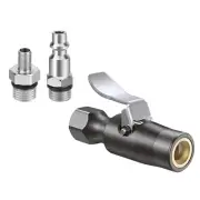 1Pc 200PSI Tire Inflator Lock-on Air Chuck 1/4" Female NPT For Schrader Valve
