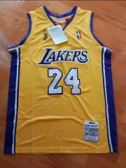 Basketball Jersey #24 Kobe Bryant LA Lakers Gold Size S
