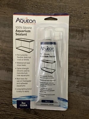 Aqueon Aquarium Silicone Sealant Clear 3oz - 1 Tube A11
