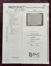 Sams Photofact 5020 Service Manual for RCA 36V430TYX1 , 32V430TYX1
