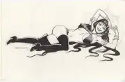 Sexy Vampirella Original Comic Art by Jim Mooney