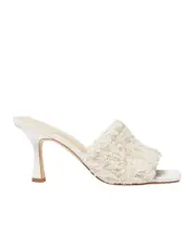 Tessa tannin Muller high heeled sandals US6,38,US7.5,US7 White