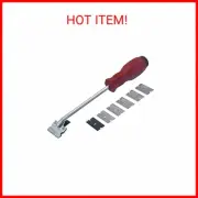 Lisle 52000 Razor Blade Scraper,Red