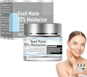 Snail Mucin 92% Cream - Hydrating Face Gel Moisturizer for Dry, Sensitive Skin, Vegan Skincare, 50g
