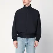 [Fear of God] Navy blue wool jacket with zip L Blue