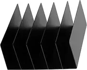 LeeQinersw Desk File Organizer Document Holder,Vertical,Envelope Rack,Letter Folder Rack Desktop File Folder Holder for Home Office