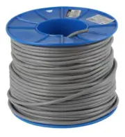 3 Core Mains Extension Leads Cord Electricial Flex Cable 7.5A 100M Grey