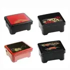 Sushi Container Storage Rectangle Meal Unadon Box for Buffet Dessert Picnic