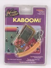 Kaboom! LCD Game Keychain Tiger Electronics 1997 New, Sealed, Nice