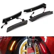 Smoked Lens Amber/Red Full LED Side Marker Light Set For 2007-13/14 MINI Cooper (for: Mini)