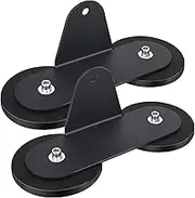 OCEUMAOA Rubberised Magnets with Thread 88 mm Neodymium Magnets with Holder Very Strong Magnet Thread Magnets Can Be Used on Car Roof Light Strips 2 Sets