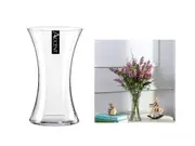bulk 6 Glass Waisted Vase Flower 12x25cm