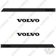 Fits Volvo G100 Decal Kit Motor Grader - Scraper Equipment Decals