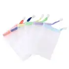 Multicolor Mesh Soap Bags PE Mesh Bags Exfoliating Soap Gift for Lovers
