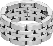 [FOSSIL] Men's ARDEN WATCH LINKS Stainless Steel Band Ring, JF048260409, Stainless Steel, No Gemstone