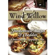 Wind & Willow Smokehouse Bacon & Cheddar Cheeseball & Appetizer Mix (Pack of 2)
