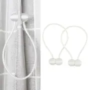 1 or 2 Pairs of Clips Magnetic Ball Home Holdbacks Curtain Tiebacks Tie Backs Buckle